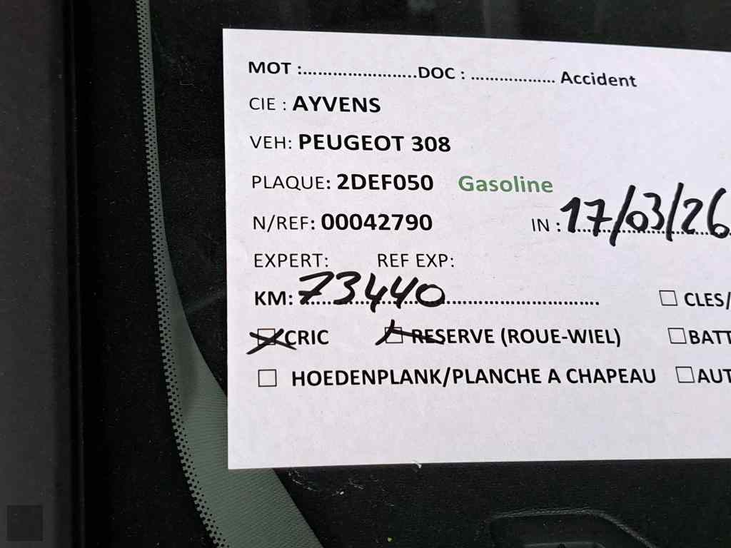 Slika vozila PEUGEOT 308